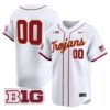 Custom USC Trojans Baseball White Home Limited Jersey w/ B1G Patch – All Stitched