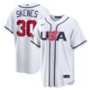 Paul Skenes USA Baseball 2026 World Baseball Classic White Home Jersey – All Stitched