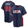 Aaron Judge USA Baseball 2026 World Baseball Classic Navy Away Jersey – All Stitched
