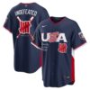 Undefeated USA Baseball 2026 World Baseball Classic Navy Away Jersey – All Stitched
