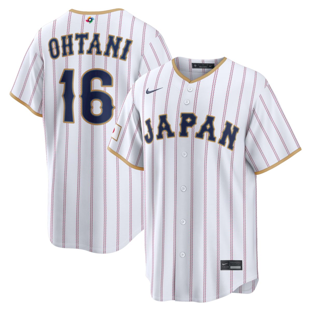 Shohei Ohtani Japan Baseball 2026 World Baseball Classic White Home Jersey – All Stitched