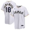 Yoshinobu Yamamoto Japan Baseball 2026 World Baseball Classic White Home Jersey – All Stitched