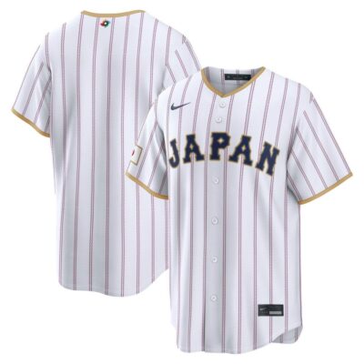 Japan Baseball 2026 World Baseball Classic White Home Jersey – All Stitched