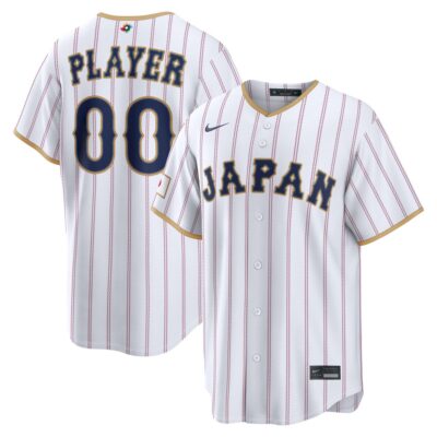 Custom Japan Baseball 2026 World Baseball Classic White Home Jersey – All Stitched