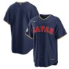 Japan Baseball 2026 World Baseball Classic Navy Road Jersey – All Stitched