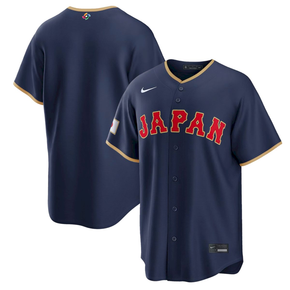 Japan Baseball 2026 World Baseball Classic Navy Road Jersey – All Stitched