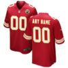 Custom Kansas City Chiefs Red Game Jersey - All Stitched