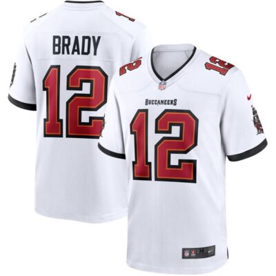 Tom Brady Tampa Bay Buccaneers White Away Game Jersey - All Stitched