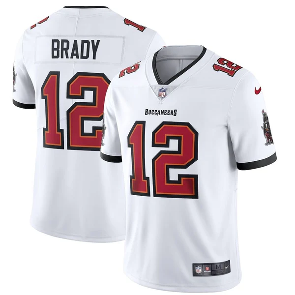 Tom Brady Tampa Bay Buccaneers White Away Vapor Limited Jersey - All Stitched