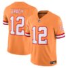 Tom Brady Tampa Bay Buccaneers Orange Creamsicle Throwback Vapor F.U.S.E Limited Jersey - All Stitched