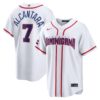 Sandy Alcantara Dominican Republic Baseball 2026 World Baseball Classic White Home Jersey – All Stitched