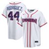 Julio Rodríguez Dominican Republic Baseball 2026 World Baseball Classic White Home Jersey – All Stitched