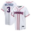 Manny Machado Dominican Republic Baseball 2026 World Baseball Classic White Home Jersey – All Stitched