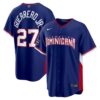 Vladimir Guerrero Jr. Dominican Republic Baseball 2026 World Baseball Classic Royal Blue Road Jersey – All Stitched