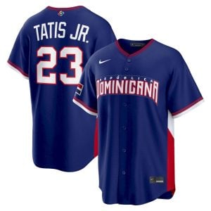 Fernando Tatis Jr. Dominican Republic Baseball 2026 World Baseball Classic Royal Blue Road Jersey – All Stitched