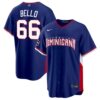 Brayan Bello Dominican Republic Baseball 2026 World Baseball Classic Royal Blue Road Jersey – All Stitched
