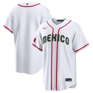 Mexico Baseball 2026 World Baseball Classic White Home Jersey – All Stitched