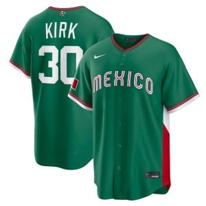 Alejandro Kirk Mexico Baseball 2026 World Baseball Classic Green Road Jersey – All Stitched