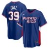 Edwin Díaz Puerto Rico Baseball 2026 World Baseball Classic Royal Road Jersey – All Stitched