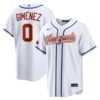 Andrés Giménez Venezuela Baseball 2026 World Baseball Classic White Home Jersey – All Stitched