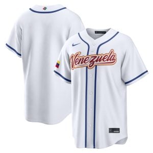 Venezuela Baseball 2026 World Baseball Classic White Home Jersey – All Stitched