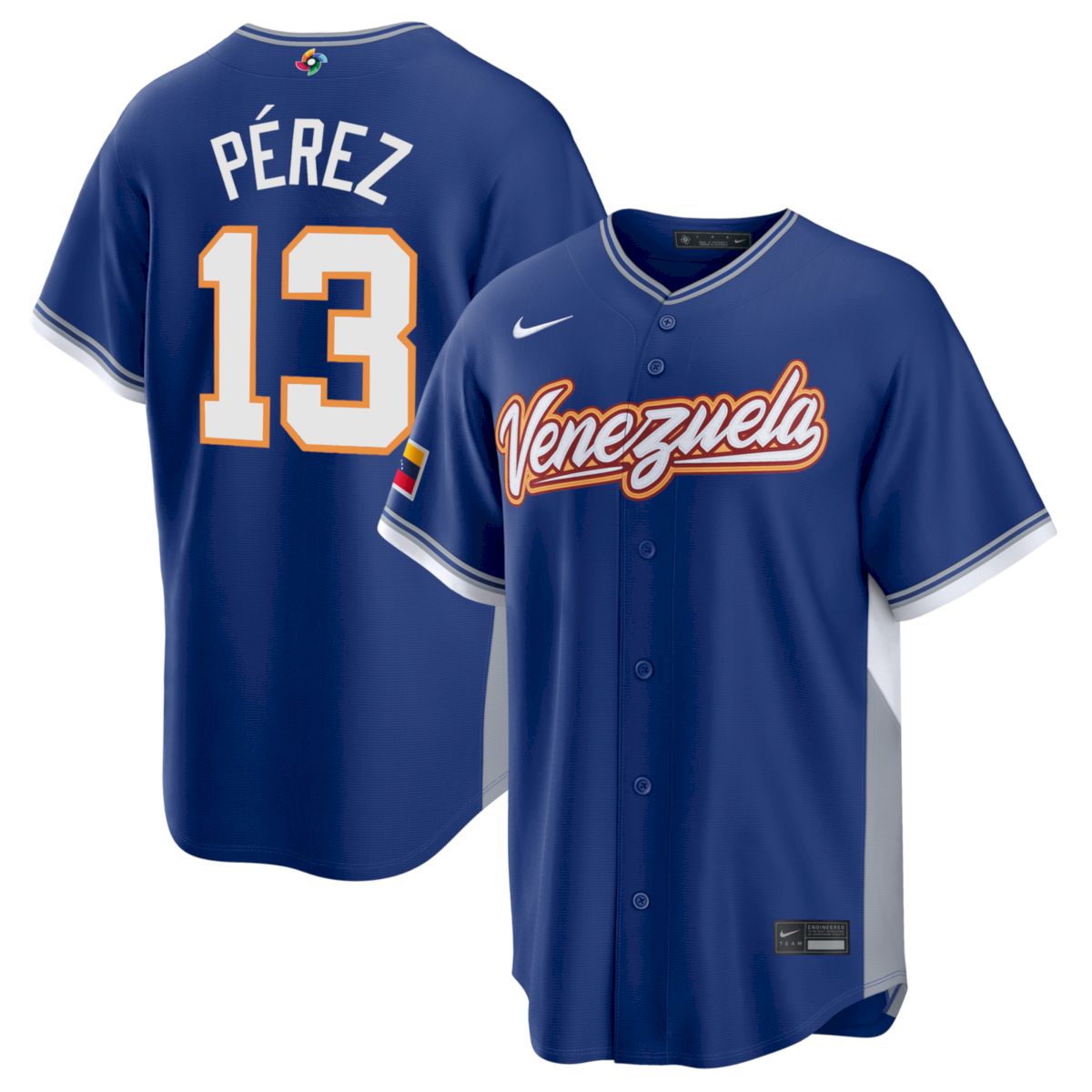 Salvador Pérez Venezuela Baseball 2026 World Baseball Classic Royal Road Jersey – All Stitched