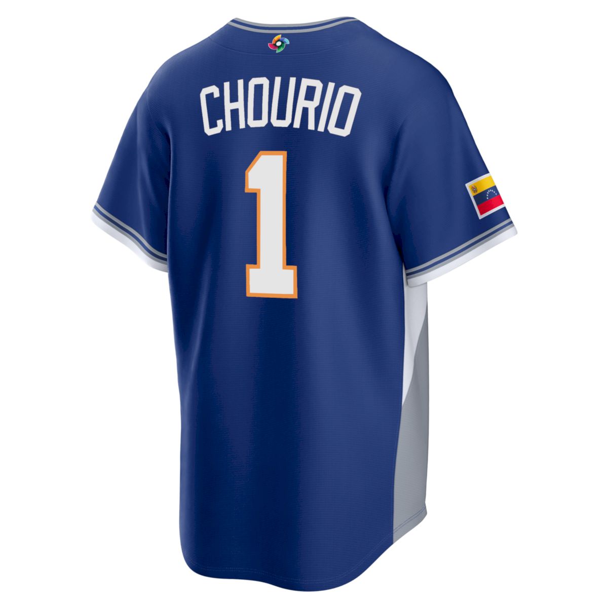 Jackson Chourio Venezuela Baseball 2026 World Baseball Classic Royal Road Jersey – All Stitched - Image 3