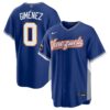 Andrés Giménez Venezuela Baseball 2026 World Baseball Classic Royal Road Jersey – All Stitched