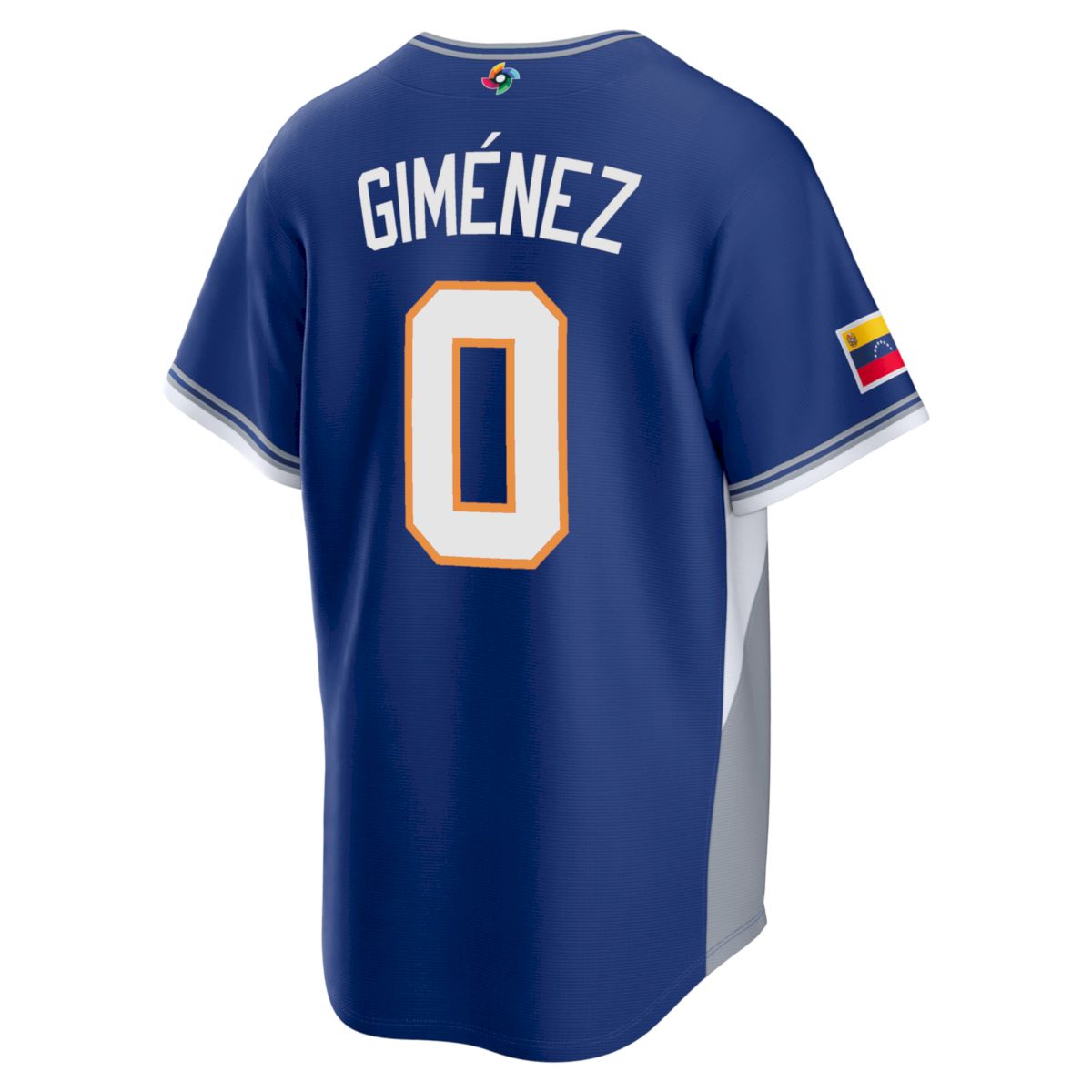 Andrés Giménez Venezuela Baseball 2026 World Baseball Classic Royal Road Jersey – All Stitched - Image 3
