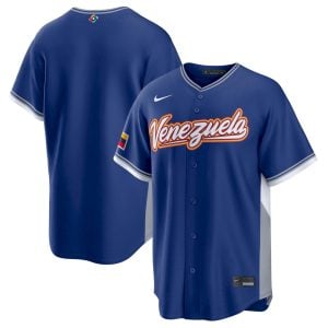 Venezuela Baseball 2026 World Baseball Classic Royal Road Jersey – All Stitched