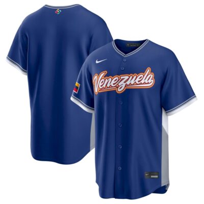 Venezuela Baseball 2026 World Baseball Classic Royal Road Jersey – All Stitched