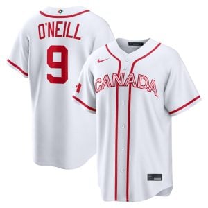 Tyler O'Neill Canada Baseball 2026 World Baseball Classic White Home Jersey – All Stitched
