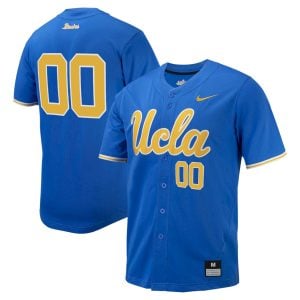 Custom UCLA Bruins Baseball Blue Home Jersey – All Stitched