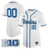 Custom UCLA Bruins Baseball White Away Jersey w/ B1G Patch – All Stitched