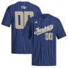 Custom Georgia Tech Yellow Jackets Baseball Navy Pinstripe Jersey - All Stitched