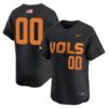 Custom Tennessee Volunteers Baseball Black Limited Jersey - All Stitched