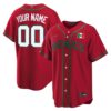 Custom Mexico Baseball 2026 World Baseball Classic Red Limited Jersey – All Stitched