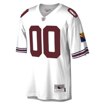 Alternative view of Custom Arizona Cardinals White Throwback Jersey - All Stitched