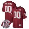 Custom Arizona Cardinals 100th Anniversary Cardinal Throwback Jersey - All Stitched