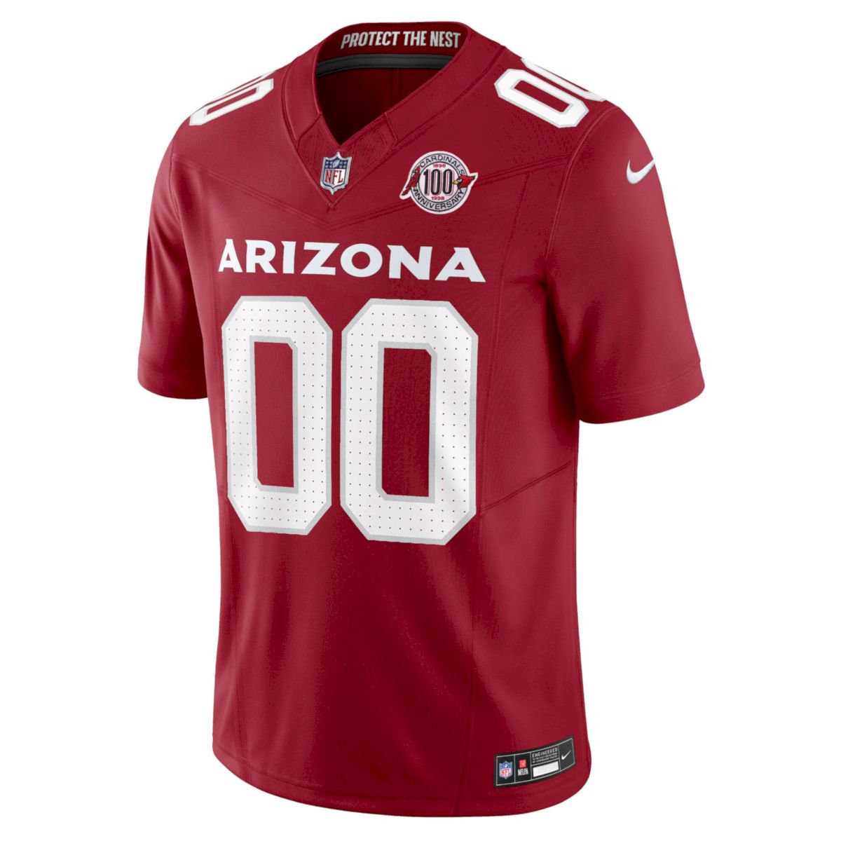 Custom Arizona Cardinals 100th Anniversary Cardinal Vapor F.U.S.E Limited Jersey - All Stitched - Image 2