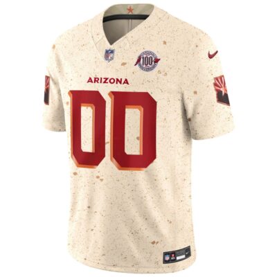 Alternative view of Custom Arizona Cardinals 100th Anniversary Natural Rivalries Collection Vapor F.U.S.E Limited Jersey - All Stitched