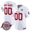 Custom Arizona Cardinals 100th Anniversary White Rivalries Vapor F.U.S.E Limited Jersey - All Stitched