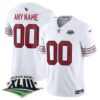Custom Arizona Cardinals SBXLIII White Vapor F.U.S.E Limited Jersey - All Stitched