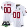 Custom Arizona Cardinals SBXLIII White Rivalries Vapor F.U.S.E Limited Jersey - All Stitched