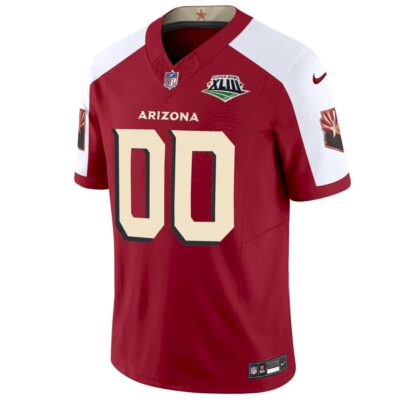 Alternative view of Custom Arizona Cardinals SBXLIII Alternate Cardinal Rivalries Vapor F.U.S.E Limited Jersey - All Stitched
