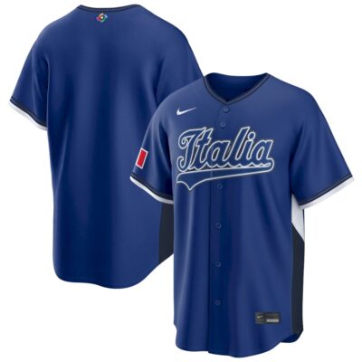 Italy Baseball 2026 World Baseball Classic Royal Road Jersey – All Stitched