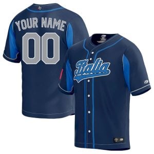 Custom Italy Baseball 2023 World Baseball Classic Royal Road Jersey – All Stitched