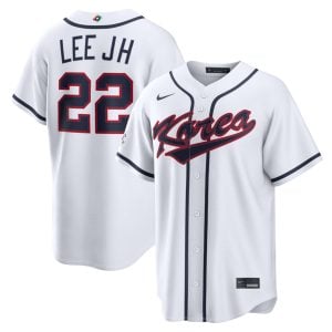 Jung Hoo Lee Korea Baseball 2026 World Baseball Classic White Home Jersey – All Stitched