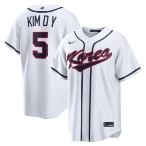 Do Young Kim Korea Baseball 2026 World Baseball Classic White Home Jersey – All Stitched