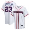 Fernando Tatis Jr. Dominican Republic Baseball 2026 World Baseball Classic White Heritage Jersey – All Stitched